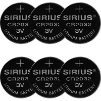 Sirius CR2032 batterijen 12 stuks (2 verpakkingen)