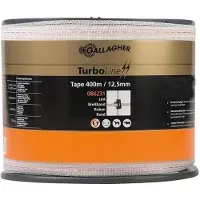 Gallagher TurboLine lint 12,5mm wit 400m - 086231 086231