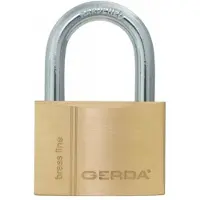 Gerda RECHTERBRAS 50mm 2st 5 SLEUTELS BLISTER