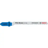 Bosch - Decoupeerzaagblad - T118EOF - PRO Metal Curve - 83 mm - Voor bochten en curves - 2 stuks