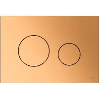 Tece Loop bedieningspaneel messing metallic voor Profil