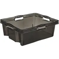 Keeeper Opbergdoos 'franz', 16 liter, kristal-grijs