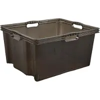Keeeper Opbergdoos 'Franz', 44 liter, kristalgrijs