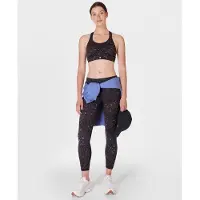 Sweaty Betty Legging Women Power 7/8 Workout Black Luxe Leopard-XL
