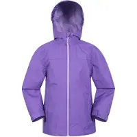 Mountain Warehouse Kinderen/Kinderen Torrent waterdichte jas met getapete naad (Paars)