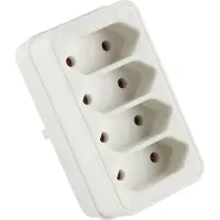 Brennenstuhl Stopcontact Splitter - 4 x Euro - 230 V - 16 A - Netstroom - Brennenst