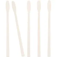 Papstar 30x 100 Roerstaafjes papier pure 14 cm wit