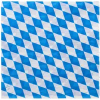 Papstar 36x 100 Servetten 1-laags 1/4 vouw 33 cm x 33 cm Beiers blauw