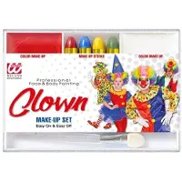 Widmann -Complete Make-Up Set, Clown - multicolor - Halloween - Verkleedkleding