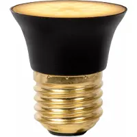 Lucide G45 - Led lamp - Ø 4,3 cm - LED 3 StepDim - E27 - 1x5W 2700K - Zwart