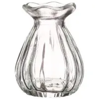 Packlinq Bloemen vaas Ø7 h: 9 cm Transparant (12 stuks)