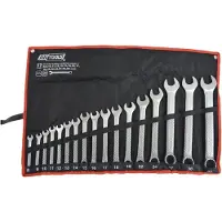 AWTOOLS - Pijpsleutel Set - 17 Stuks - 8-32 mm - Professionele Kwaliteit