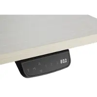 Equip 650804: Bureauframe, dubbel, elektrische motor, draagvermogen 125 kg, wit, lichtgewicht, voor detailhandel