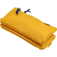 Oxford Doppel-Schlamper-Etui, Polyester, gelb