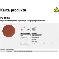 Klingspor Klingor Schleifscheibe im Abstand von 125 mm 80 PS 18 E 50 Stck. (270377)