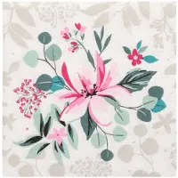 Papstar 10x 20 Servetten 3-laags 1/4 vouw 33 cm x 33 cm Rosalie