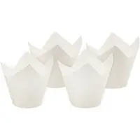 Papstar Bakvormen- wit Tulp, Bakblik, Wit