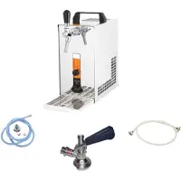 Ich-zapfe Complete set - Biertap, PYGMY 25/K - Thuistap 1-kraans - Droogkoeler, 35 liter/u - Bierkoeler, Green Line, zonder fustkoppeling