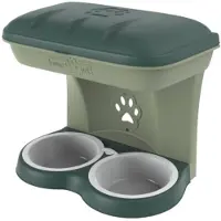 Bama Pet Hondenvoederbak 48x27x42 cm Groen