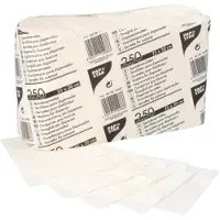 Papstar 32x 250 Dispenserservetten 1-laags 25 cm x 30 cm wit