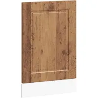 vidaXL Vaatwaspaneel Porto 45x1,5x57 cm bewerkt hout oud houtkleurig