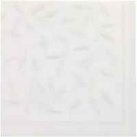 Papstar 8x 20 Servetten ROYAL Collection 1/4 vouw 40 cm x 40 cm wit New Mediterran