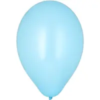 Papstar 12x 10 Ballonnen Ø 25 cm lichtblauw