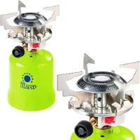 Meva Draagbaar gasfornuis voor gaspatronen, met piëzo-ontsteking, 1,4 kW