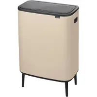 Brabantia Bo Touch Bin Hi Prullenbak 60 liter Soft Beige