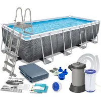 Bestway Buitenbad met frame, 549 x 274 x 122 cm, 12-in-1, 56998