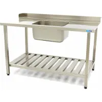 Maxima Spoeltafel Aanvoer Vaatwasser 1200 x 750 mm Rechts