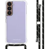 IMoshion Transparante Backcover met koord voor de Samsung Galaxy S22 - Zwart & Goud