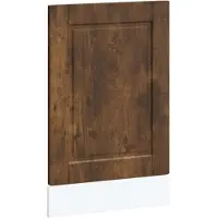 vidaXL Vaatwaspaneel Porto 45x1,5x57 cm bewerkt hout gerookt eiken