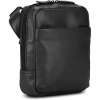 JOST Bags Leren schoudertas Tromsoe Shoulder Bag Black zwart
