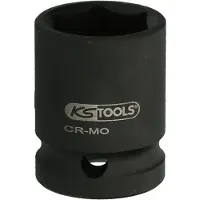 Ks Tools Dopsleutel + dopmoer, 1.1/2'' zeskant stopcontact kort (42 mm)