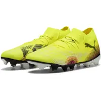 Puma Voetbalschoen 'Future 8 Match' geel / lichtroze / zwart / wit