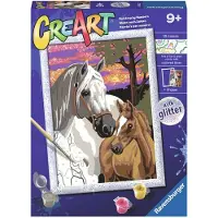 Ravensburger CreArt Sunset Horses - Schilderen op nummer voor kinderen