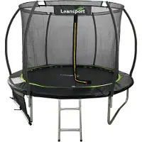 Wisam Trampoline LEAN Sport Max, 10 voet, zwart-groen