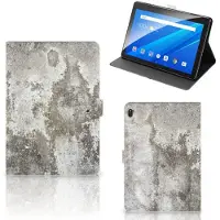 B2Ctelecom Lenovo Tab E10 Leuk Tablet hoesje Beton Print