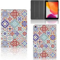 B2Ctelecom iPad 10.2 2019 | iPad 10.2 2020 | 10.2 2021 Leuk Tablet hoesje Tiles Color