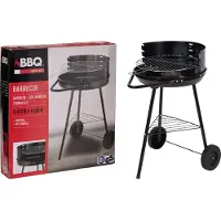 Gardalux Houtskool BBQ | | Ø 43 x 70 cm (Half open, Windscherm)