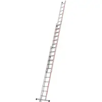 Hymer touwladder met wandgeleiders, 3x12 treden