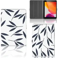 B2Ctelecom iPad 10.2 2019 | iPad 10.2 2020 | 10.2 2021 Tablet Cover Leaves Blue