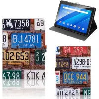 B2Ctelecom Lenovo Tab E10 Tablet Hoesje met foto Kentekenplaten