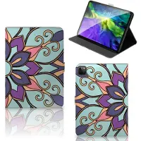 B2Ctelecom iPad Pro 11 2020/2021/2022 Tablet Cover Purple Flower