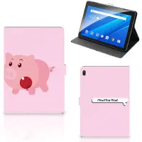 B2Ctelecom Lenovo Tab E10 Hippe Tablet Hoes Pig Mud