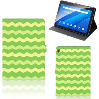 B2Ctelecom Lenovo Tab E10 Tablet Hoes Waves Green