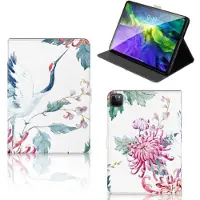 B2Ctelecom iPad Pro 11 2020/2021/2022 Flip Case Bird Flowers
