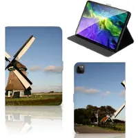 B2Ctelecom Book Case voor iPad Pro 11 2020/2021/2022 Tablet Flip Case Molen
