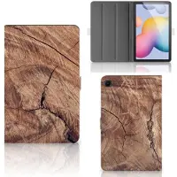 B2Ctelecom Samsung Galaxy Tab S6 Lite | S6 Lite (2022) Tablet Book Cover Tree Trunk